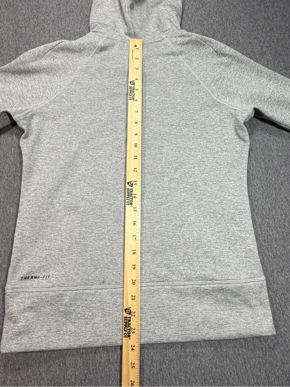 Nike Michigan State Spartans Therma Fit Hoodie Womens Small Heather Gray